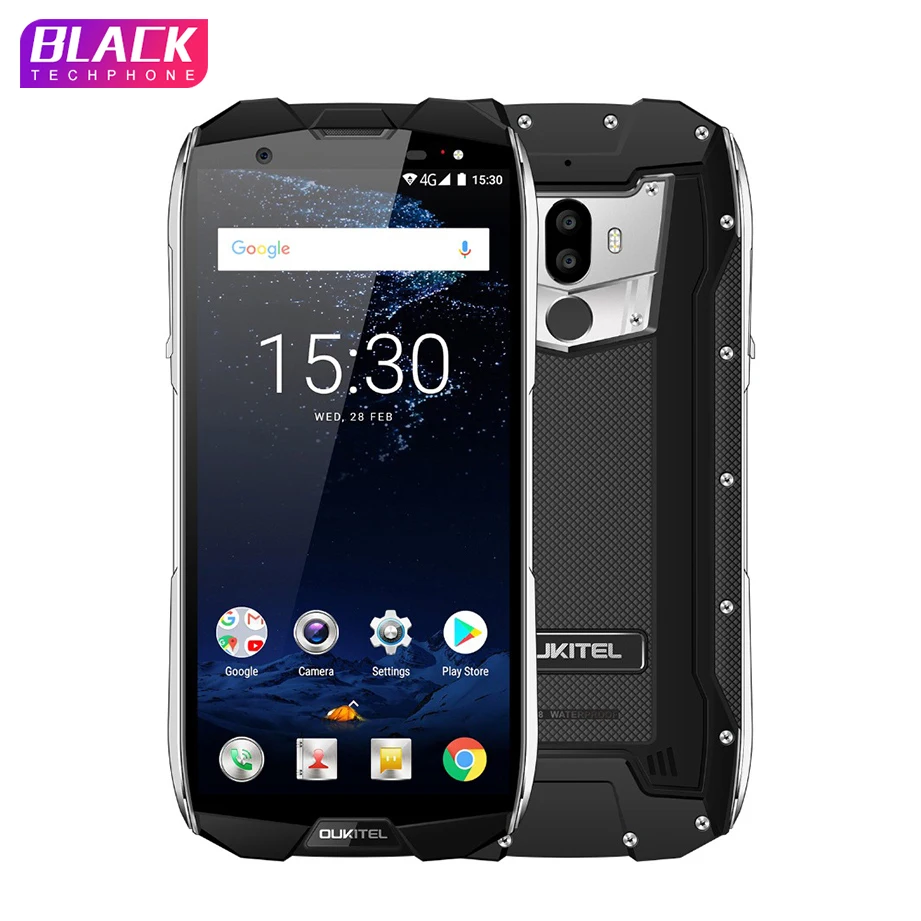 

Oukitel WP5000 IP68 Waterproof 6GB 64GB 5200mAh 5.7"18:9 Display Android 7.1 Helio P25 Octa Core 4G Fingerprint 9V/2A Smartphone