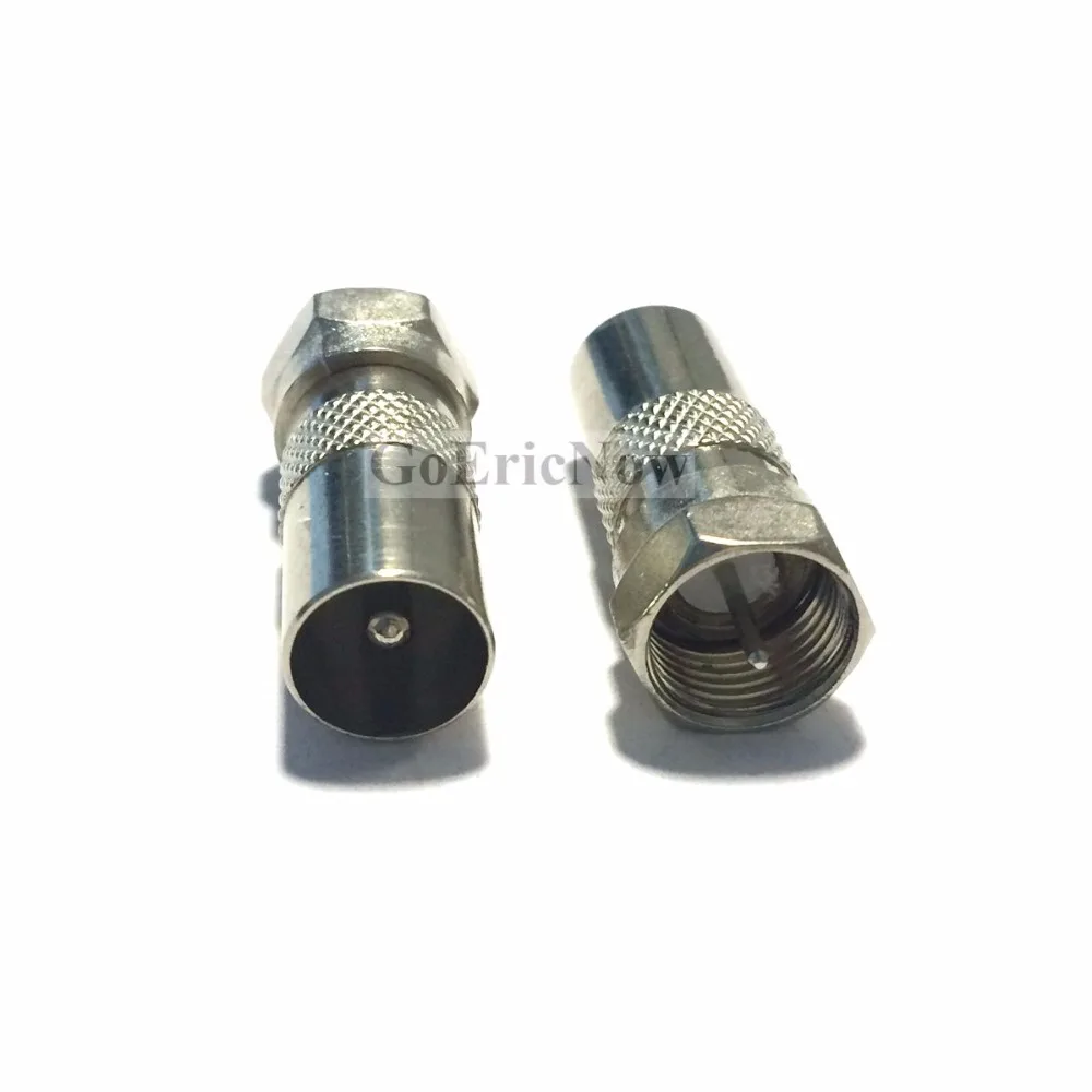 5 pcs RF Coaxial F Male Coaxial Plug Connector To RF TV Male To Fit Satellite Cable Coax Adapter
5 pcs RF Coaxial F Male Coaxial Plug Connector To RF TV Male To Fit Satellite Cable Coax Adapter