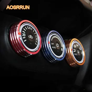 Aluminum alloy air conditioning knob decorative ring control knob decoration ring Car accessories For Mitsubishi ASX 2018
Aluminum alloy air conditioning knob decorative ring control knob decoration ring Car accessories For Mitsubishi ASX 2018