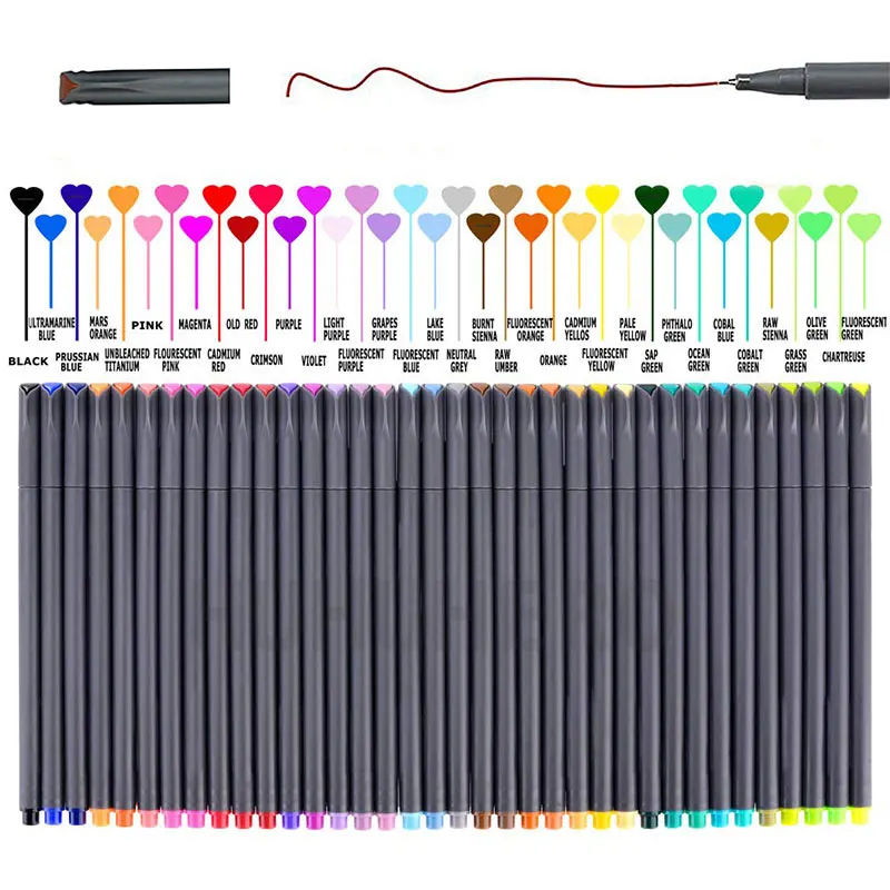 Set Of Liners Color Water Based Children Fine Liner Marker Set Brush Pen Sketching Drawing Fineliner Pen
Set Of Liners Color Water Based Children Fine Liner Marker Set Brush Pen Sketching Drawing Fineliner Pen