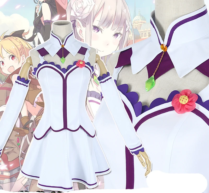 Женский костюм для косплея «re:zero/Re: жизнь в другом мире», повседневный костюм Эмилии, 11
Женский костюм для косплея «re:zero/Re: жизнь в другом мире», повседневный костюм Эмилии, 11