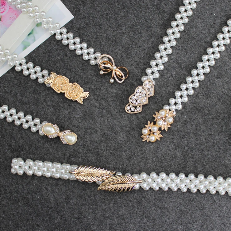 2019 new fashion modis women's belt for dress skirt Pearl belt braided elastic Female belt Belts for women Waist strap punk
2019 new fashion modis women's belt for dress skirt Pearl belt braided elastic Female belt Belts for women Waist strap punk