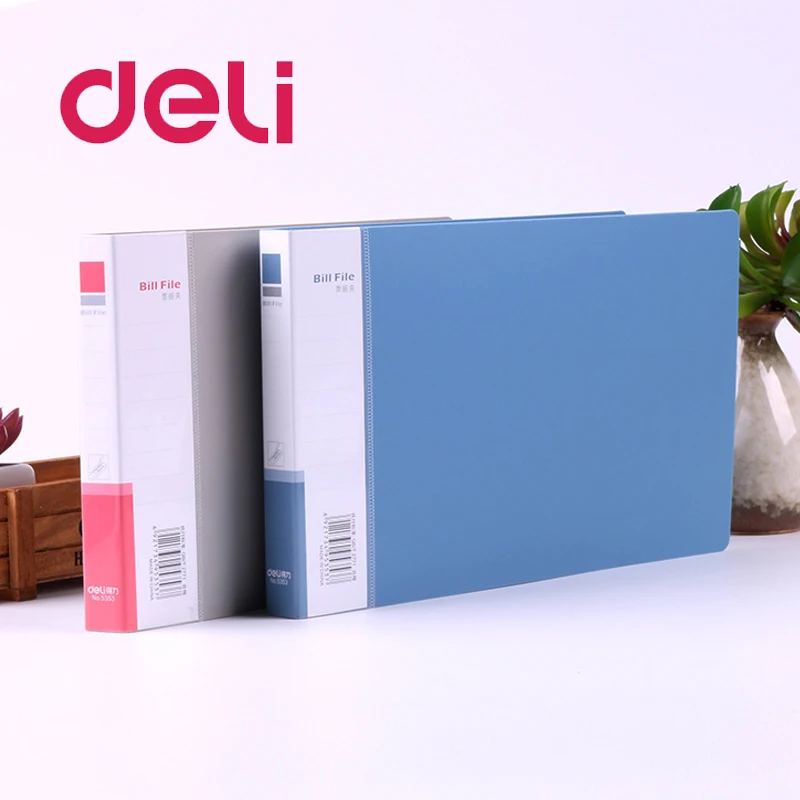 Deli 1PCS bill file folder PP office supplies filling products clip file VAT invoices holder document folders storage 5353
Deli 1PCS bill file folder PP office supplies filling products clip file VAT invoices holder document folders storage 5353
