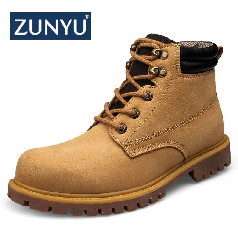 ZUNYU Genuine Leather Men Boots Autumn Winter Ankle Boots Fashion Footwear Lace Up Shoes Men High Quality Men Shoes Size 36-48
ZUNYU Genuine Leather Men Boots Autumn Winter Ankle Boots Fashion Footwear Lace Up Shoes Men High Quality Men Shoes Size 36-48