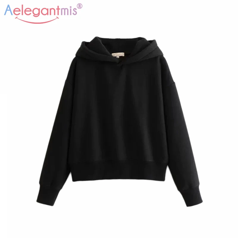 Aelengantmis Classic Solid Black Red Women Hooded Sweatshirt Ladies Long Sleeve Short Hoodies Casual Kawaii Pullover Sweatshirts
Aelengantmis Classic Solid Black Red Women Hooded Sweatshirt Ladies Long Sleeve Short Hoodies Casual Kawaii Pullover Sweatshirts