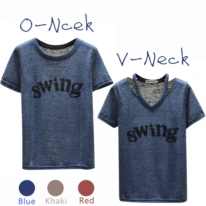 2019 Summer Women T-Shirt New Fashion Short Sleeve O-Neck Two Style Letter Print Women's T shirt Top
2019 Summer Women T-Shirt New Fashion Short Sleeve O-Neck Two Style Letter Print Women's T shirt Top