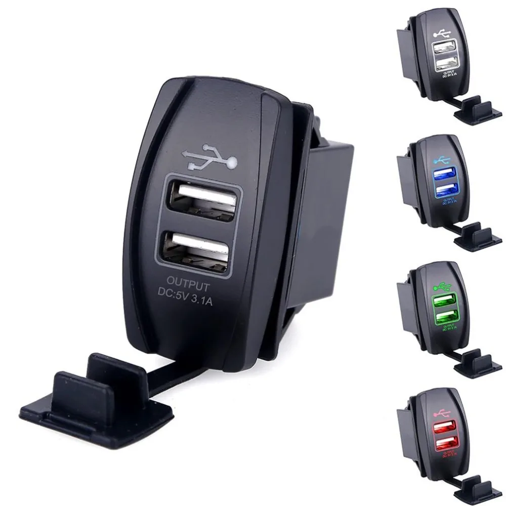 Portable Dual USB Ports Power Adapter Outlet Universal Car Cigarette Lighter Socket Splitter Charger 3.1A phone charger
Portable Dual USB Ports Power Adapter Outlet Universal Car Cigarette Lighter Socket Splitter Charger 3.1A phone charger