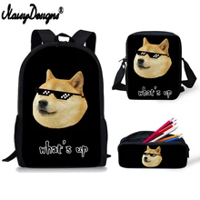 3 Set Backpack Childrens Funny Hiba Doge Husky Emoji Print School Bags Kids Satchel School Men Women Backpacks for Boys Book Bag
3 Set Backpack Childrens Funny Hiba Doge Husky Emoji Print School Bags Kids Satchel School Men Women Backpacks for Boys Book Bag
