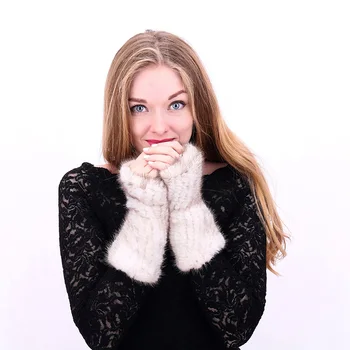 Winter mink fur gloves for women high Real Fur Mink Gloves 2017 New Women 20CM Genuine Glove Knitted Mink Fur Fingerless mz035
Winter mink fur gloves for women high Real Fur Mink Gloves 2017 New Women 20CM Genuine Glove Knitted Mink Fur Fingerless mz035