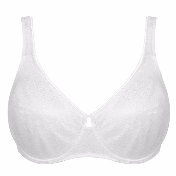 Ekouaer Brand Lace Bra Women's Unlined Brassiere Simple Crop Top Sexy Intimate Underwear Bra Black White 36 38 40 42 B/C/D/DD 15