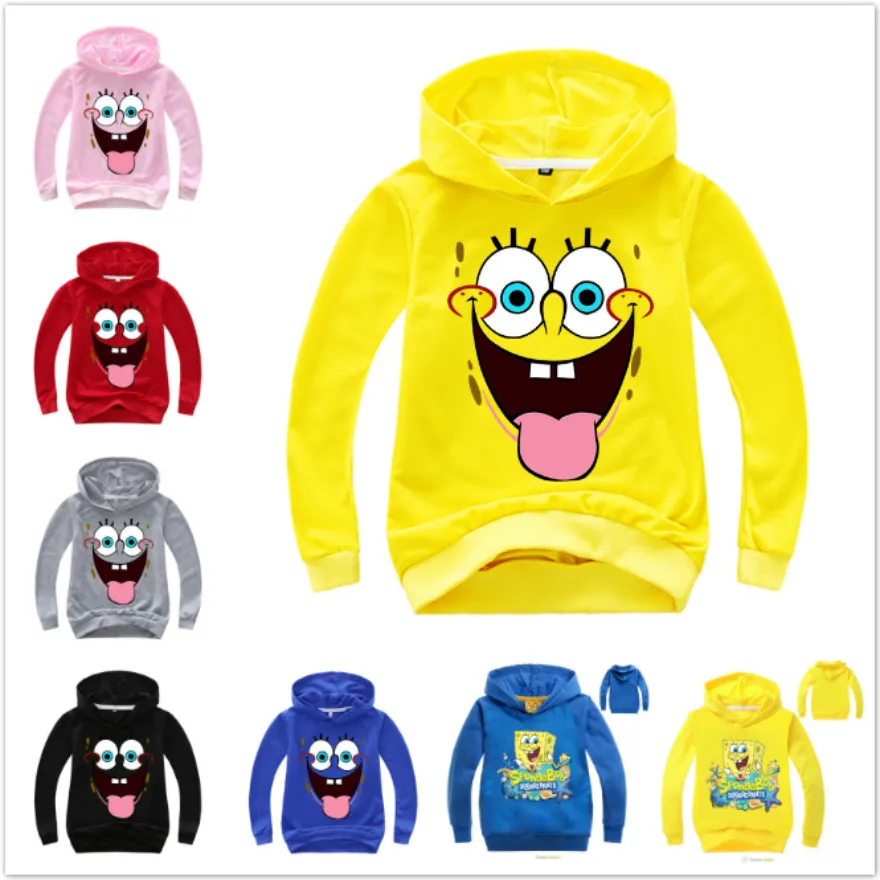 Spring Children Cartoon Sponge Bob Print Clothes Autumn Hoodies Boys Coat Girls Sweatshirts Kids Long Sleeve T-Shirts Hooded Top
Spring Children Cartoon Sponge Bob Print Clothes Autumn Hoodies Boys Coat Girls Sweatshirts Kids Long Sleeve T-Shirts Hooded Top