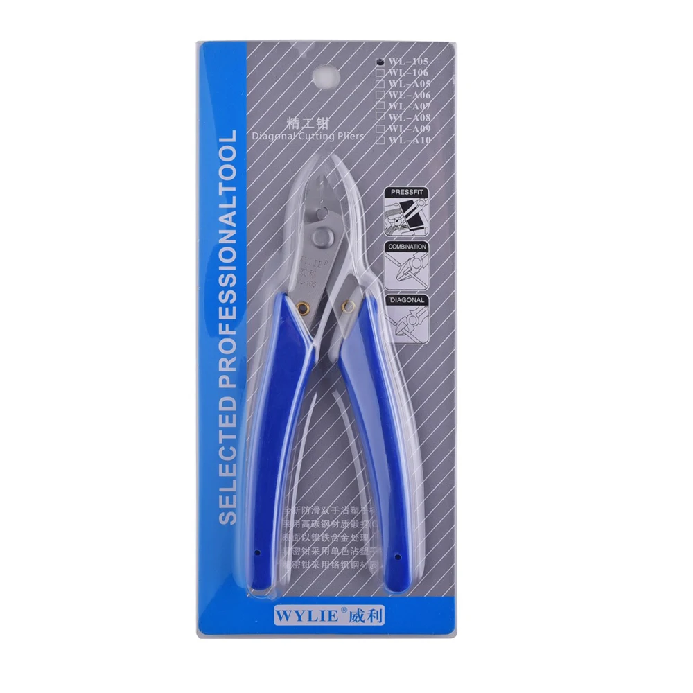 WYLIE WL-105 Multifunctional Diagonal Cutting Pliers Electronic Scissors for Electronic Model Wire Cutting Mobile Phone Repair
WYLIE WL-105 Multifunctional Diagonal Cutting Pliers Electronic Scissors for Electronic Model Wire Cutting Mobile Phone Repair
