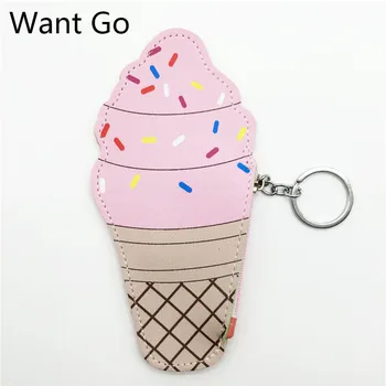 Want Go Cute Ice Cream Coin Purses Key Rings Zipper Coin Holders Women Mini Wallet Small Purse Girls Kawaii 3D Money Storage Bag
Want Go Cute Ice Cream Coin Purses Key Rings Zipper Coin Holders Women Mini Wallet Small Purse Girls Kawaii 3D Money Storage Bag