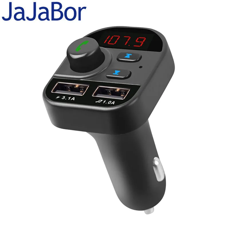 JaJaBor Bluetooth Car Kit Wireless FM Transmitter Hands Free Calling A2DP Music Playing 5V 1 A / 3.1A Dual USB Car Charger
JaJaBor Bluetooth Car Kit Wireless FM Transmitter Hands Free Calling A2DP Music Playing 5V 1 A / 3.1A Dual USB Car Charger