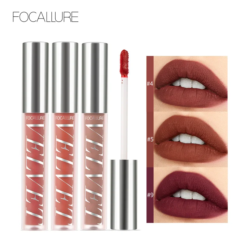 FOCALLURE 1PCS Matte Lipstick Velvet Lip Tint Natural Lip Makeup Cosmetics Waterproof Lip Gel
FOCALLURE 1PCS Matte Lipstick Velvet Lip Tint Natural Lip Makeup Cosmetics Waterproof Lip Gel
