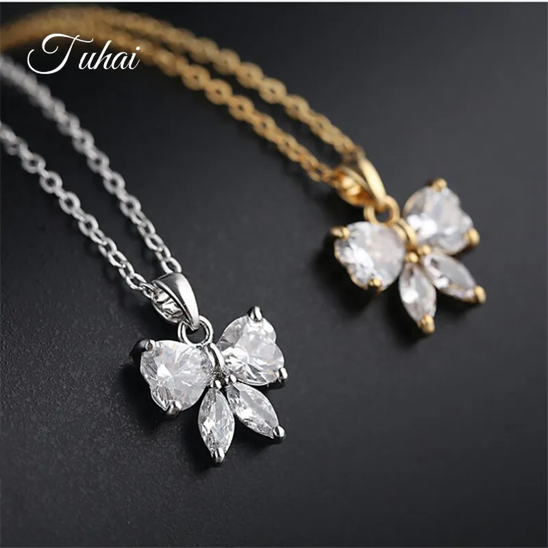 Vintage White Crystal Bowknot Butterfly Zircon Flower Silver Necklaces & Pendants Jewelry for Women Party Wedding Accessories
Vintage White Crystal Bowknot Butterfly Zircon Flower Silver Necklaces & Pendants Jewelry for Women Party Wedding Accessories