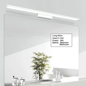 Wall lamps Bathroom Light LED Mirror Light Waterproof 8W AC85-265V Modern Acrylic Wall Lamp Bathroom Lighting
Wall lamps Bathroom Light LED Mirror Light Waterproof 8W AC85-265V Modern Acrylic Wall Lamp Bathroom Lighting