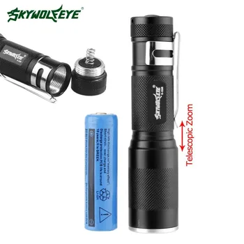 Mini flashlight XPE 2000 LM waterproof LED Flashlamp Adjustable Focus Night Aluminum Camping Cycling Torch
Mini flashlight XPE 2000 LM waterproof LED Flashlamp Adjustable Focus Night Aluminum Camping Cycling Torch