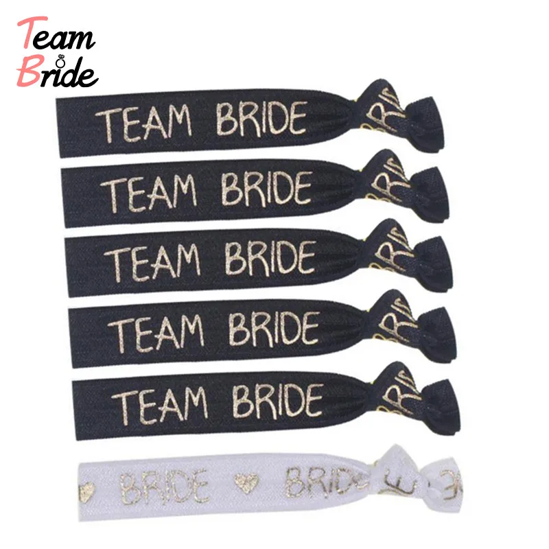 Team Bride to be Bachelorette Wedding Party Bracelet Brial Hand Band Head Rope Hair Accessories Hen Night Supplie Identification
Team Bride to be Bachelorette Wedding Party Bracelet Brial Hand Band Head Rope Hair Accessories Hen Night Supplie Identification
