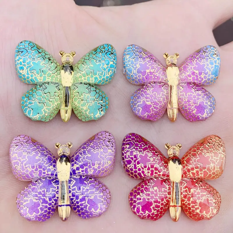 Wholesale 50pcs Colorful butterfly Flat back Rhinestone and Appliques DIY Wedding scrapbook Accessories With hole -A19
Wholesale 50pcs Colorful butterfly Flat back Rhinestone and Appliques DIY Wedding scrapbook Accessories With hole -A19