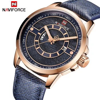 Mens Watches NAVIFORCE NEW Top Luxury Brand Men Quartz Date Clock Man Leather Fashion Casual Sports Waterproof Wrist Watch
Mens Watches NAVIFORCE NEW Top Luxury Brand Men Quartz Date Clock Man Leather Fashion Casual Sports Waterproof Wrist Watch