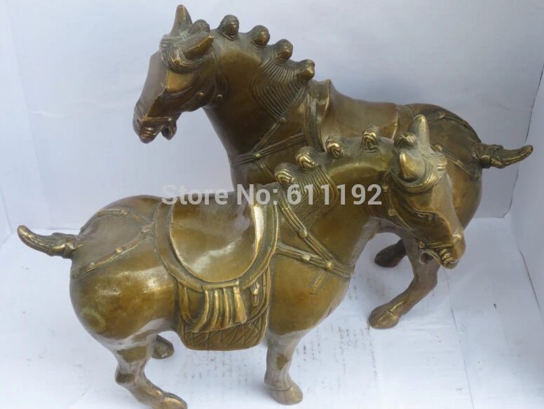 7.9 Inch A pair Antique copper Hand-carved horse statue Metal crafts,Home decoration Holiday Gift,Animal crafts
7.9 Inch A pair Antique copper Hand-carved horse statue Metal crafts,Home decoration Holiday Gift,Animal crafts