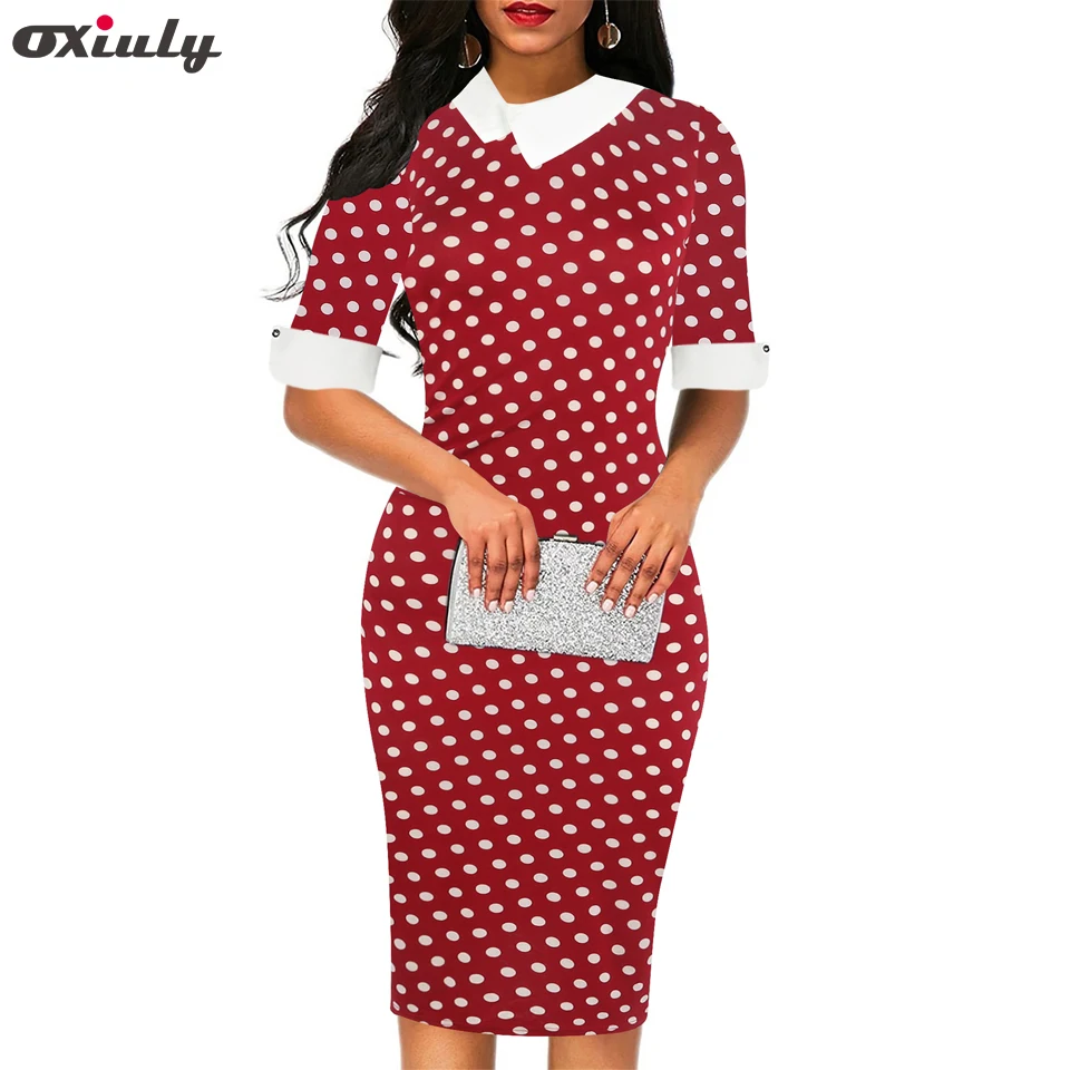 Irregular White Turn-Down Collar Wear to Work Polka Plaid Vestidos Business Party Bodycon Vintage Women Office Dress Spring 2019
Irregular White Turn-Down Collar Wear to Work Polka Plaid Vestidos Business Party Bodycon Vintage Women Office Dress Spring 2019