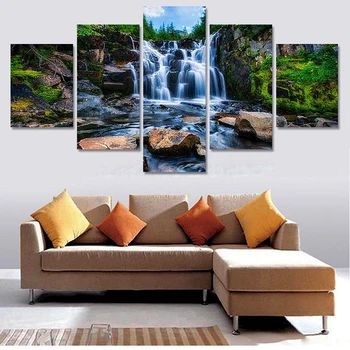 5pcs beautiful Waterfall scenery diy diamond painting cross stitch mosaic home decoration round drill full diamond embroidery
5pcs beautiful Waterfall scenery diy diamond painting cross stitch mosaic home decoration round drill full diamond embroidery