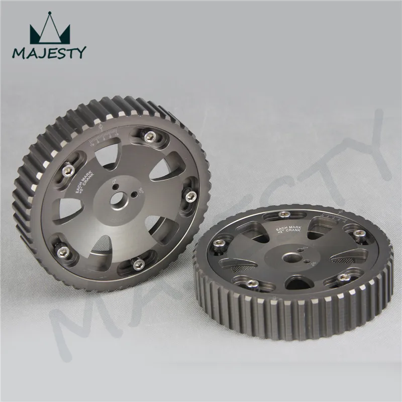 CAM GEARS Pulley KIT for MITSUBISHI EVO 1 2 3 4 5 6 7 8 9 ECLIPSE DSM 4G63 2PCS Gray
CAM GEARS Pulley KIT for MITSUBISHI EVO 1 2 3 4 5 6 7 8 9 ECLIPSE DSM 4G63 2PCS Gray