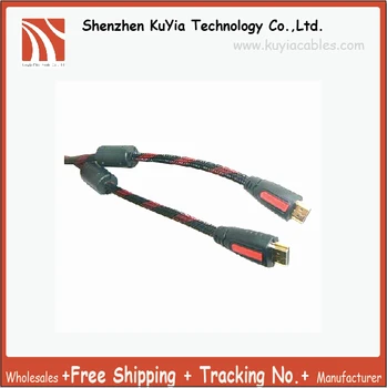 KUYiA Hot selling Free Shipping 20M 67FT New Premium High Speed HDMI To HDMI Cable M/M With Red Ethernet 1.4 v
KUYiA Hot selling Free Shipping 20M 67FT New Premium High Speed HDMI To HDMI Cable M/M With Red Ethernet 1.4 v
