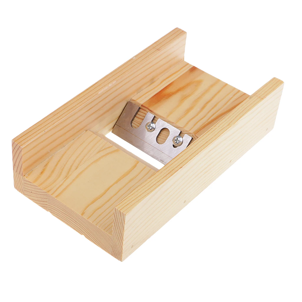 Adjustable Wooden Box Loaf Beveler Planer Handmade Soap Cutter Cutting Trimming Tools