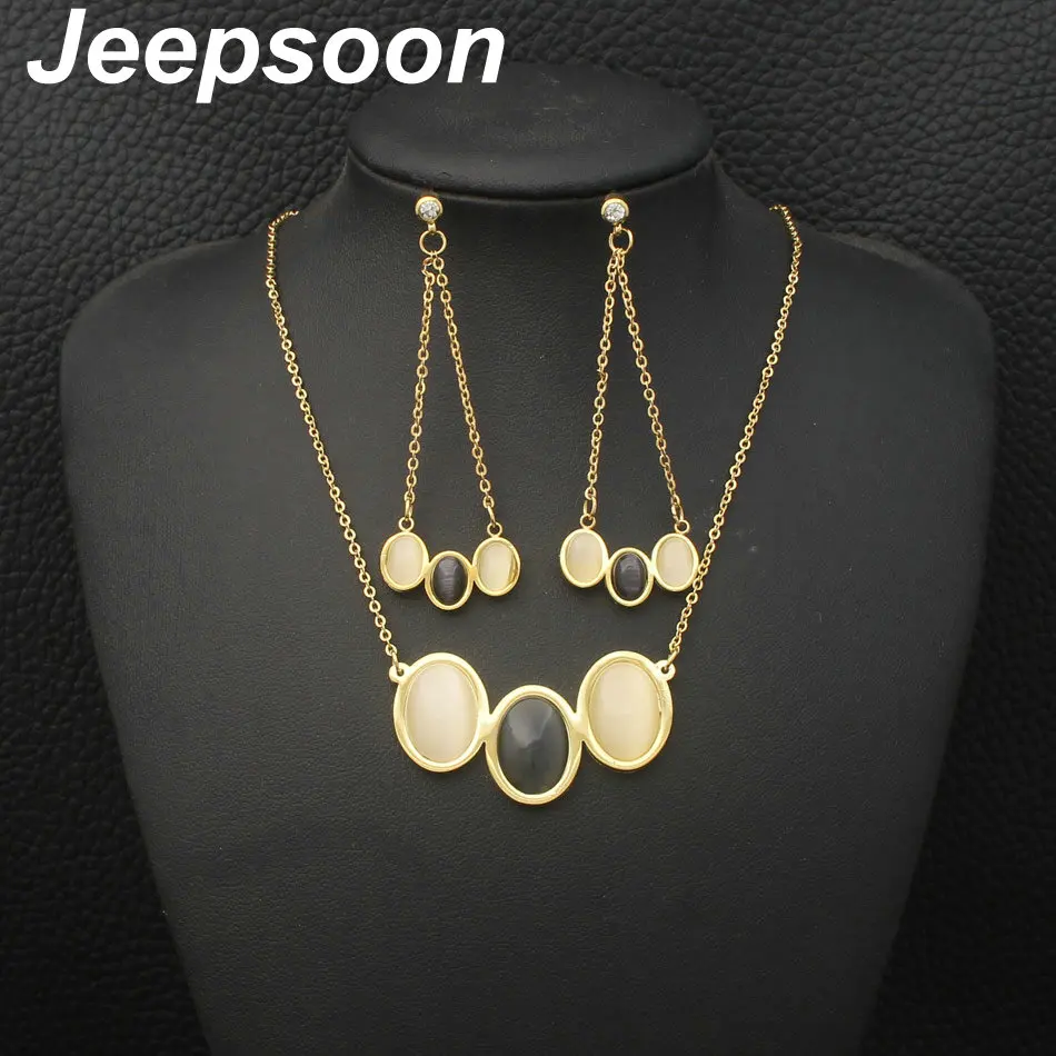 Gold color New Styles Stainless steel jewelry pendants and Earrings Set For Women SDNDHFCA
Gold color New Styles Stainless steel jewelry pendants and Earrings Set For Women SDNDHFCA