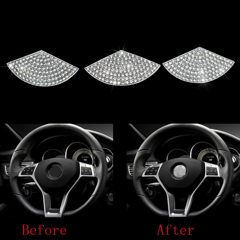 3x Diamond Steering Wheel Center Logo Trim Cover For Mercedes-Benz ML Class W166 12-15 & GL Class X166 13-15 & GLK Class 13-15
3x Diamond Steering Wheel Center Logo Trim Cover For Mercedes-Benz ML Class W166 12-15 & GL Class X166 13-15 & GLK Class 13-15