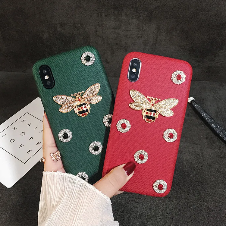 Luxury Leather 3D Metal Bee Pearl Glitter Phone Case For iphone XR XS MAX X 8 7 6 6s Plus Cases Fashion Rhinestone PU Back Cover
Luxury Leather 3D Metal Bee Pearl Glitter Phone Case For iphone XR XS MAX X 8 7 6 6s Plus Cases Fashion Rhinestone PU Back Cover