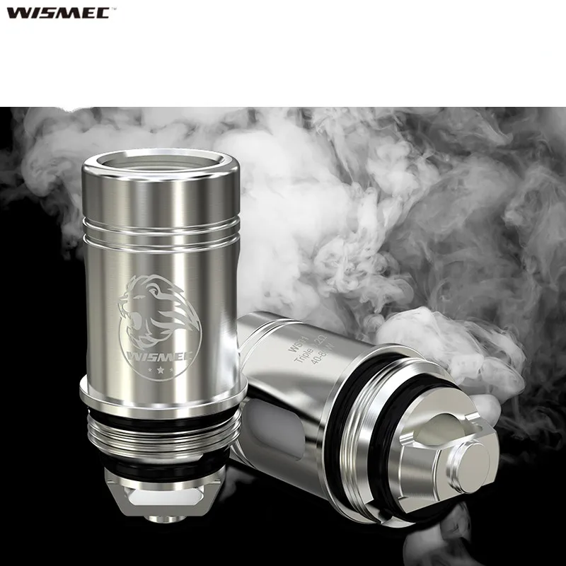 100% Original Wismec Triple 0.2ohm Head 40-80W Fit for Wismec SINUOUS P80 and ELABO mini Tank 5pcs/lot
100% Original Wismec Triple 0.2ohm Head 40-80W Fit for Wismec SINUOUS P80 and ELABO mini Tank 5pcs/lot