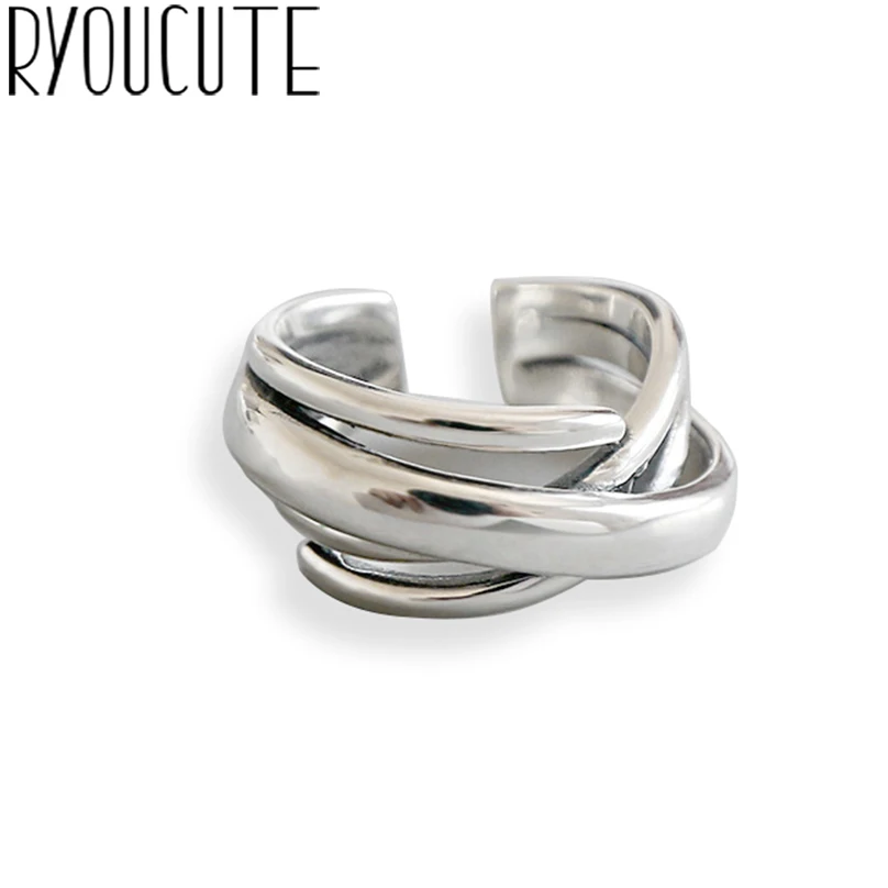 RYOUCUTE Real Pure 925 Sterling Silver Jewelry Korean Smooth Big Round Rings for Women Wedding Finger Open Ring Anillos Anelli
RYOUCUTE Real Pure 925 Sterling Silver Jewelry Korean Smooth Big Round Rings for Women Wedding Finger Open Ring Anillos Anelli