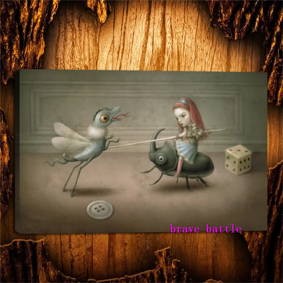 Mark Ryden Childish Strange Dark World Canvas Painting Living Room Bedroom Home Decor Modern Mural Art Oil Painting #047
Mark Ryden Childish Strange Dark World Canvas Painting Living Room Bedroom Home Decor Modern Mural Art Oil Painting #047