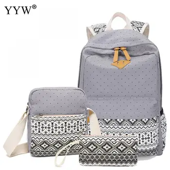 Casual 3 Pcs/Set Female Backpack Set Canvas Bags For Women 2018 Crossbody Bag & Clutches School Backpack Black Khaki Blue Bags
Casual 3 Pcs/Set Female Backpack Set Canvas Bags For Women 2018 Crossbody Bag & Clutches School Backpack Black Khaki Blue Bags