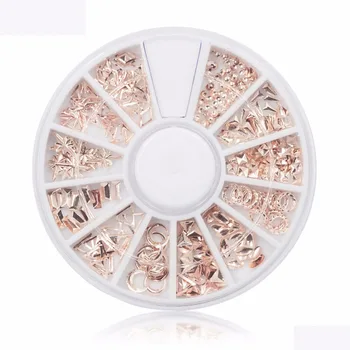 Rose Gold Hollow Nail Art 3D Decorations Metal Nail Rivets Cross Star Triangle Square Studs DIY Nail Decoration Body Art
Rose Gold Hollow Nail Art 3D Decorations Metal Nail Rivets Cross Star Triangle Square Studs DIY Nail Decoration Body Art