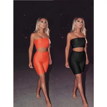 KLEEZY Women Summer Solid Sexy Playsuits Strapless Fashion Long Sleeve Bandage Bodycon Celebrity Party Skinny Playsuits HL4858
KLEEZY Women Summer Solid Sexy Playsuits Strapless Fashion Long Sleeve Bandage Bodycon Celebrity Party Skinny Playsuits HL4858