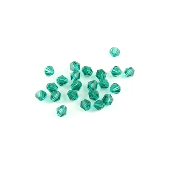 

Crystal Bicone Beads 6mm 1440pcs Zircon Green/Peridot Faceted Spacer Loose Glass Beads for Women Diy Decoration