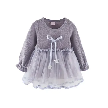 Spring Baby Girls Dress Casual Long Sleeve Mesh Design Dress with Bowknot Costume Children Princess Dresses
Spring Baby Girls Dress Casual Long Sleeve Mesh Design Dress with Bowknot Costume Children Princess Dresses