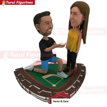 Wrigley Field Proposal Cake Topper Personalized Wedding Cake Topper Custom Bobble Head Clay Figurines Wrigley Field Theme Cake T
Wrigley Field Proposal Cake Topper Personalized Wedding Cake Topper Custom Bobble Head Clay Figurines Wrigley Field Theme Cake T