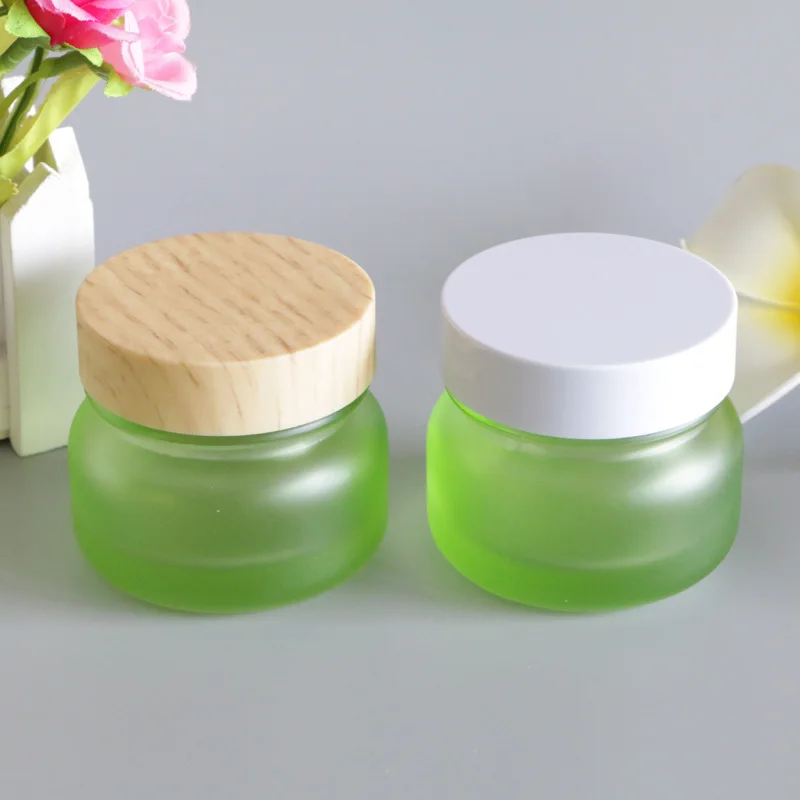 Empty Frosted Green 50G Beauty Sun UV Cream Jar Pot with Wood Lid Skin Care Whitening Moisturizing Cream Containers 6pcs/lot
Empty Frosted Green 50G Beauty Sun UV Cream Jar Pot with Wood Lid Skin Care Whitening Moisturizing Cream Containers 6pcs/lot