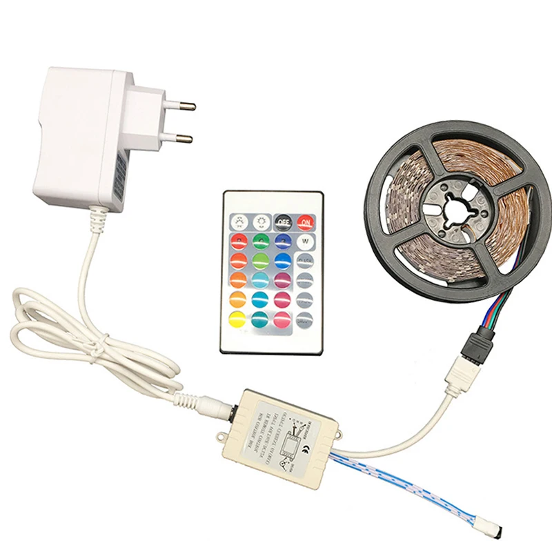 5M/Roll RGB Warm White Red Green Blue 3528 LED Strip Lighs 300LEDs 60LEDs/M bande LED diode Flexible tape Waterproof
5M/Roll RGB Warm White Red Green Blue 3528 LED Strip Lighs 300LEDs 60LEDs/M bande LED diode Flexible tape Waterproof