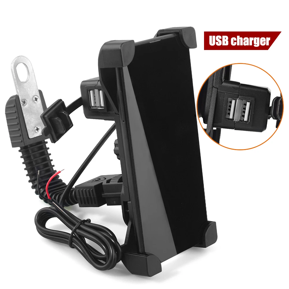 Phone Holder Support For SUZUKI GSX1300R HAYABUSA GSXR 1000 GSX-R 600 750 Motorcycle Navigation Bracket with USB charger
Phone Holder Support For SUZUKI GSX1300R HAYABUSA GSXR 1000 GSX-R 600 750 Motorcycle Navigation Bracket with USB charger