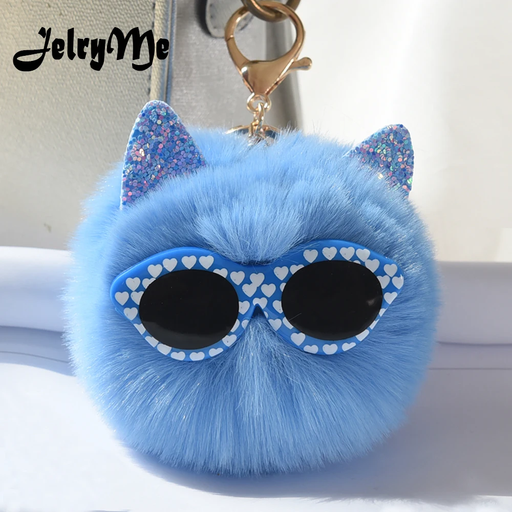 10CM Big Fluffy Fur Ball Women Keychains Sequins Ear Heart Glasses Cat Keyring Faux Rabbit Fur Pompom Key Chains Holder Jewelry
10CM Big Fluffy Fur Ball Women Keychains Sequins Ear Heart Glasses Cat Keyring Faux Rabbit Fur Pompom Key Chains Holder Jewelry