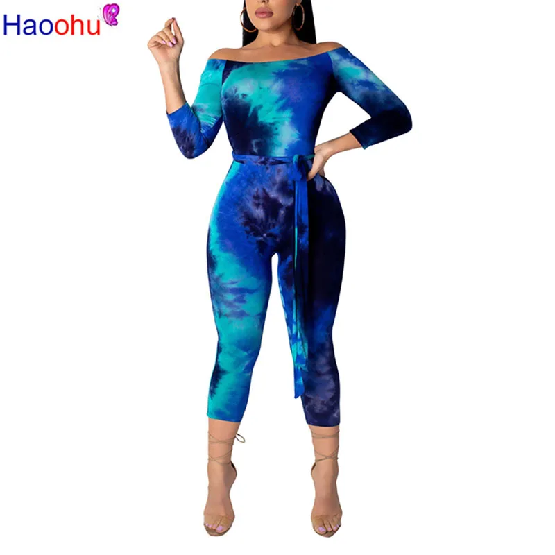 HAOOHU Sexy Off Shoulder Bodycon Rompers Womens Jumpsuits 2019 Summer Club Three quarters Sleeve Overalls Streetwear Jumpsuit
HAOOHU Sexy Off Shoulder Bodycon Rompers Womens Jumpsuits 2019 Summer Club Three quarters Sleeve Overalls Streetwear Jumpsuit
