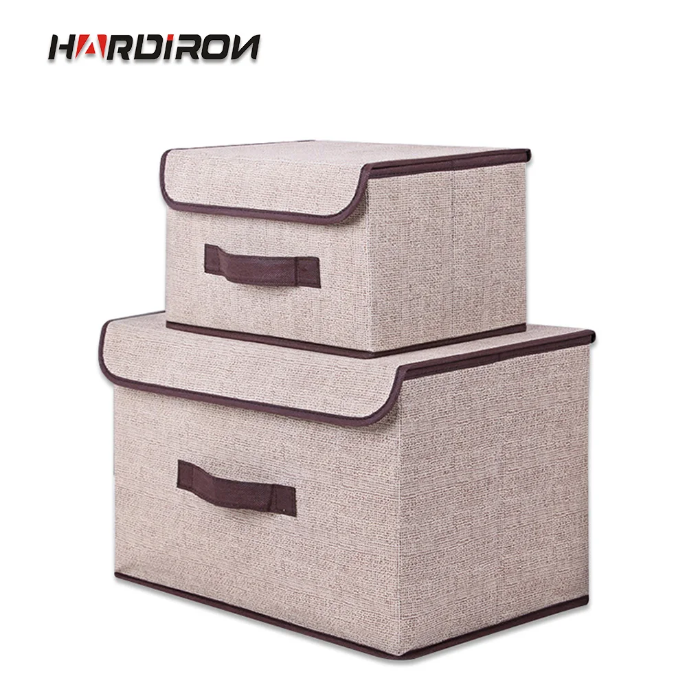 HARDIRON 1 Set Non-woven Folding Storage Box With Lid Clothes Storage Box Fabric Children's Toy Storage Box
HARDIRON 1 Set Non-woven Folding Storage Box With Lid Clothes Storage Box Fabric Children's Toy Storage Box