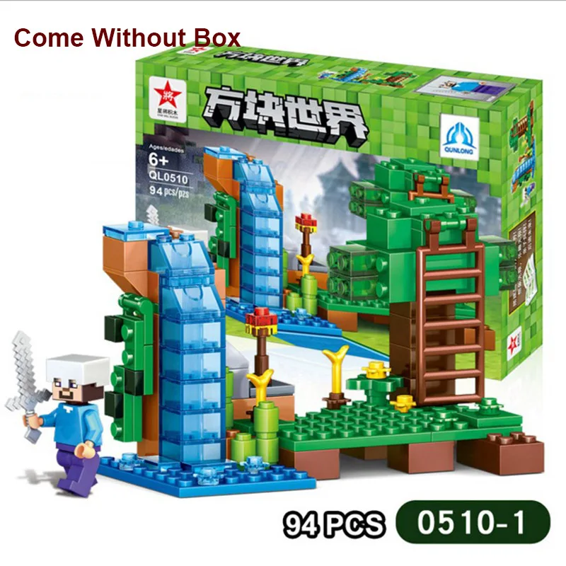New QL0510 4 in 1 Minecrafted Building Blocks Compatible Legoed City Figures DIY MY WORLD Blocks Kit Toys Kids Best Gift
New QL0510 4 in 1 Minecrafted Building Blocks Compatible Legoed City Figures DIY MY WORLD Blocks Kit Toys Kids Best Gift
